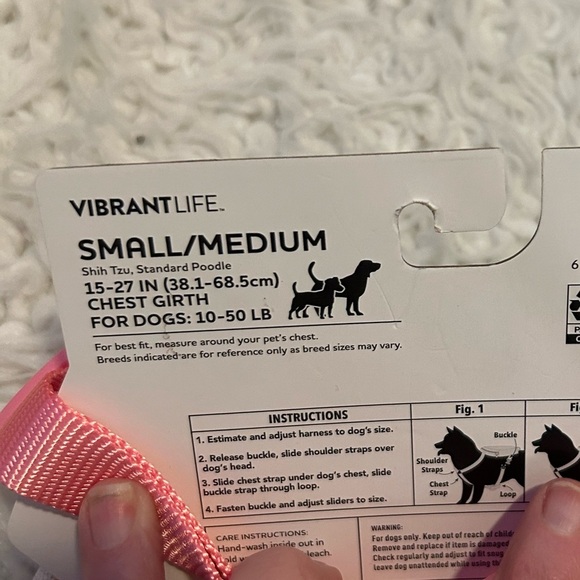 $15 sale Vibrant Life dog backpack harness size small / medium - Picture 4 of 6